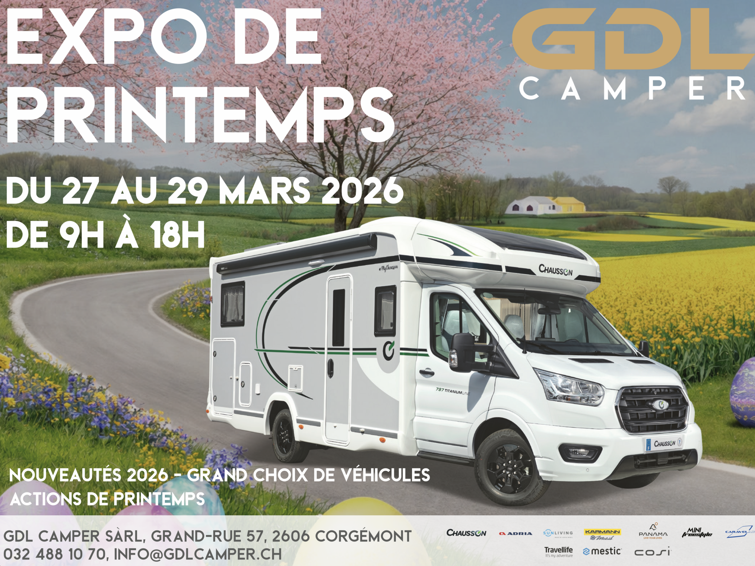Expo de printemps GDL Camper Corgémont